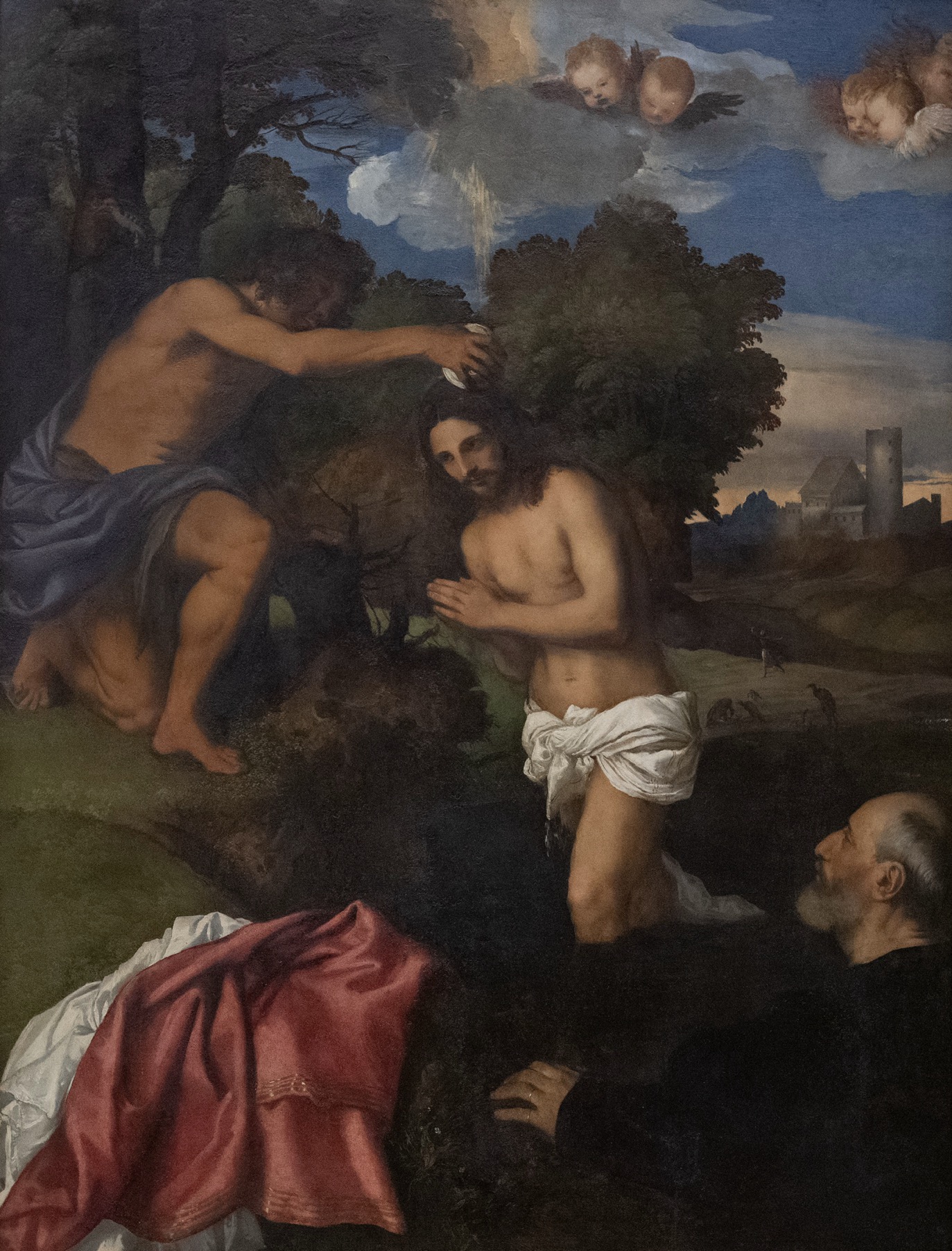Tiziano, Battesimo di Cristo (1511 - 1512). Roma, Pinacoteca Capitolina